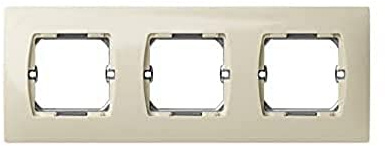 Simon - 27630-62 placa modulos 3a/6e s/garras s-27 marfil Ref. 6552764176
