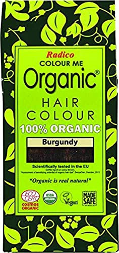 Radico Colour Me Organic - Colore per capelli vegetali, colore: Borgogna (biologico, vegano, cosmetico naturale)