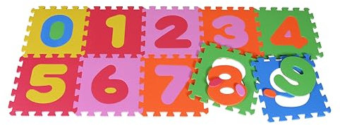 Knorrtoys 21001 - Puzzlematte 10-tlg. – Spielmatte Kinderspielteppich Spielteppich Schaumstoffmatte Matte bunt