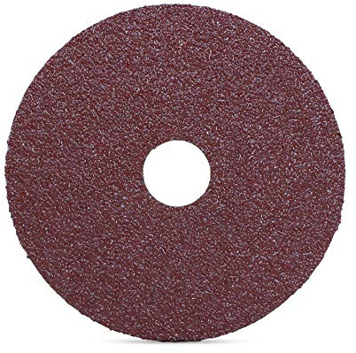 BHA Aluminum Oxide Resin Fiber Sanding and Grinding Discs, 4.5” x 7/8”, 24 Grit - 25 Pack