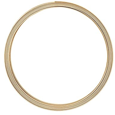 Vaessen Creative 24235-003 Aludraht Flach Schmuck, Biegsam, Aluminium, 500 x 0.5 x 0.1 cm, Light Gold