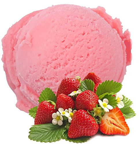 Erdbeer Geschmack 1 Kg Dänisches Softeis Gino Gelati Eispulver Softeispulver Speiseeispulver