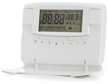 Perel Termostato ambiente, digitale, bianco