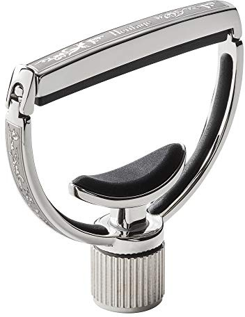 G7th Heritage Capo Guitarra S3 Estándar – Capotraste de Estribo Acero Inoxidable con Grabado de Acanto Completo y Tecnología Radio Adaptativo (ART) – Capo Galardonado – Reino Unido diseñada