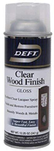 Deft Interior Clear Wood Finish Gloss Lacquer, 12.25-Ounce Aerosol Spray