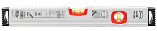 Connex COX735040 Wasserwaage 40 cm, Aluminium, Gefälleanzeige 2%