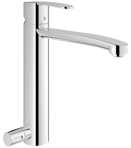 GROHE Wave Cosmopolitan Spültischbatterie, mittelhoher Auslauf, mit Geräteabsperrventil 31317000
