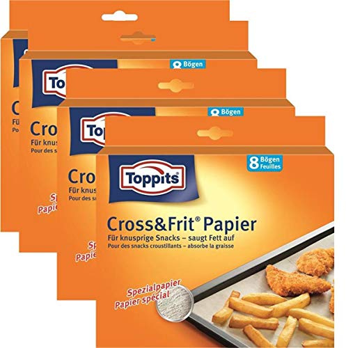 Toppits Cross & Frit Papier, 8 Bögen - 8St. - 4x