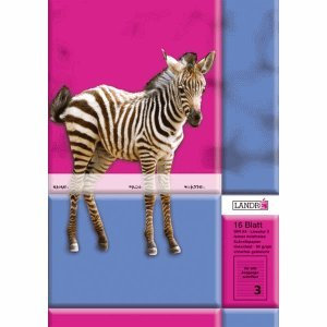 LANDR Schulheft DIN A4, Lineatur 3 / liniert, 16 Blatt