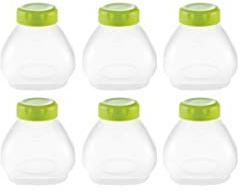 Tefal XF1020 Kunststoffflaschen, Zubehör für Joghurtbereiter Multidelice, für Trinkjoghurt, 200 ml Fassungsvermögen, 6 Stück