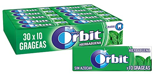 Orbit Dragee Single 14g, Spearmint 30 x 14 g