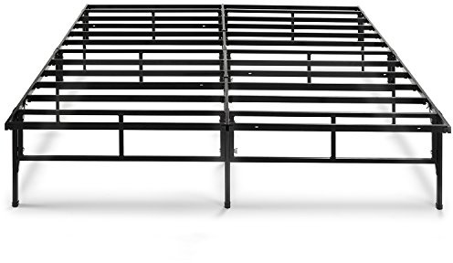 ZINUS SmartBase Compack Mattress Foundation, 14 Inch Metal Bed Frame, No Box Spring Needed, Sturdy Steel Slat Support, Queen