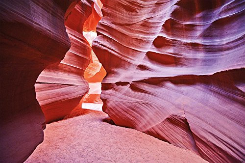 GREAT ART® Fototapete – Antelope Canyon – Wandbild Dekoration Amerika USA Wüste Arizona Page Slot Canyon Höhle Fels Bild Wallpaper Foto-Tapete Wandtapete Poster (210 x 140 cm)