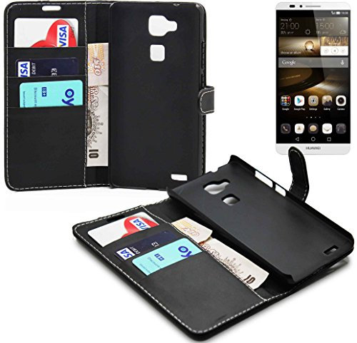Gadget Giant Huawei Ascend Mate 7 PU Funda de piel con tapa estilo libro con lápiz capacitivo