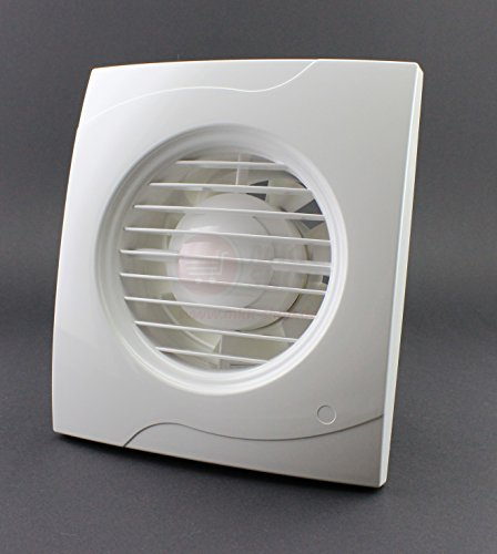 Badlüfter Lüfter Wandlüfter Ventilator WC Bad Küche leise Ø 100 mm Kleinraum WV100#1