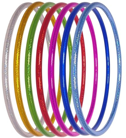 Hoopomania Kinder Hula Hoop Reifen, Hologramm Muster, Ø60/70/80cm