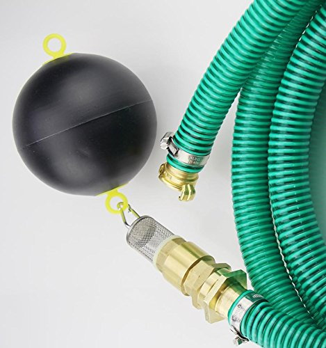 5 M tuyau d'aspiration de LW 25 mm avec raccord Clapet anti-retour schwimmendem Filtre d'aspiration avec griffe