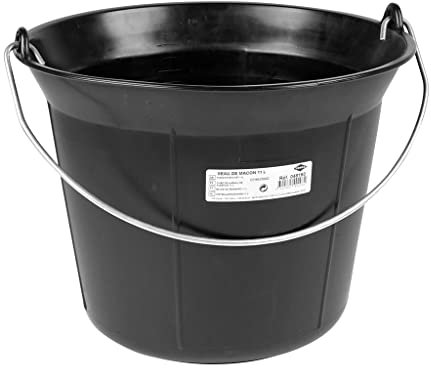 COGEX - Seau de maçon en plastique - Contenance: 11 litres - Matière: Plastique - Pratique - Convient pour tous types d'utilisation - Léger - Outil de maçonnerie