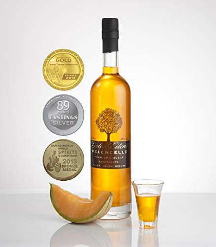 Meloncello Dolce Cilento 700ml – Liqueur de Melon Italien 25% – Liqueur Artisanale du Cilento – Saveur Melon Cantaloup – Digestif Premium