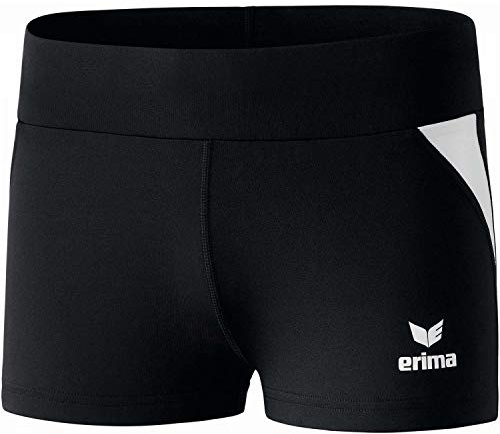 Erima Damen Shorts Hot Pant, Schwarz/Weiß, 36, 829406
