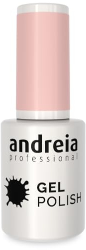 Andreia Professional Semi-Permanenter Nagelgel-Lack für UV/LED-Lampe - Intensiver Glanz und 4 Wochen haltbare Maniküre Nagelgel-Lackierung - Farbe 209 Rosa - Zartem Rosa und Rot - 10.5 ml