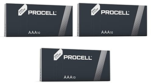 Duracell Procell Industrial Lot de 30 Piles alcalines AAA MN2400 LR04