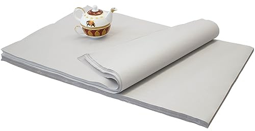 KK Verpackungen® Packseide | 25 kg, 50 x 75 cm Packpapier in Grau | Seidenpapier in 30 g/m² Industriequalität