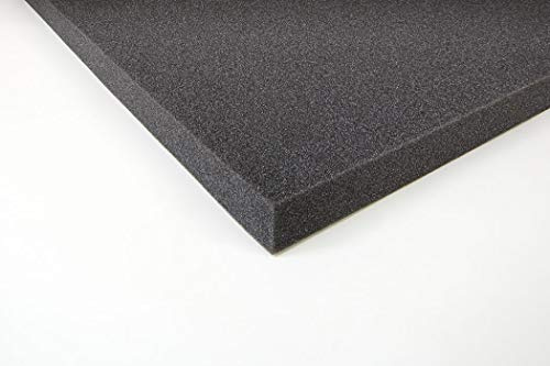 Eurokustik Akustikschaumstoff - Schallabsorber PU PLAN 1000x500x30mm Anthrazit 0,5m²