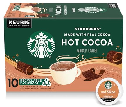 Starbucks Classic Hot Cocoa K-Cups Pods, 10 count of 0.73 oz