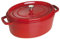 Staub Cocotte Ovalada, Hierro Fundido, Cereza, 37 cm