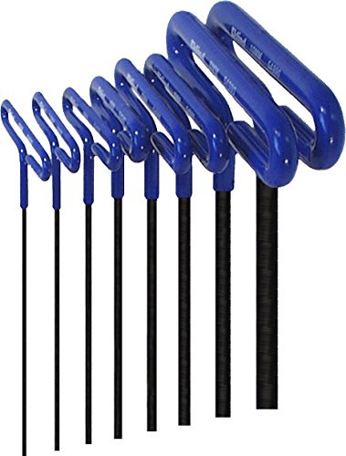 Eklind Metrisches T-Griff Hex Key Set, grau, 55168