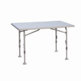 Aluminium - KLAPPTISCH - Robustes ALUMINIUMGESTELL - Campingtisch 81 x 62 cm - anthrazit - stufenlos höhenverstellbar von 48 auf 70 cm - Aluminium Untergestelle Holly® Produkte - STABIELO