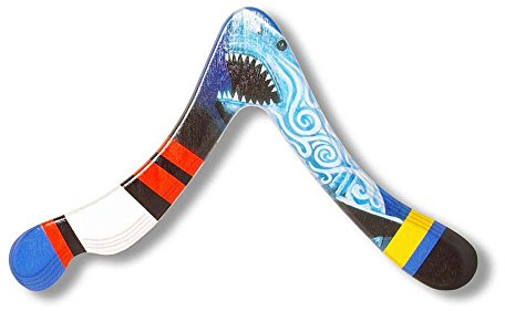 BoomerangFan boomerangfanshark-l 29 cm tiburón Zurdos Boomerang