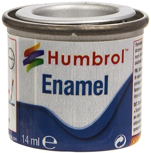 Humbrol Model Paint - AA0120 No 11 Silver - Metallic - Tinlet No 1 (14ml), Enamel Paints for Models, Plastic, Metal, Wood, Glass, Ceramics and More, Enamel Touch Up Paint - Hobby Paint for Craft Kits