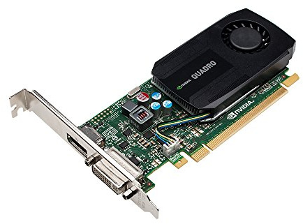 PNY NVIDIA QUADRO K600 Carte Graphique Professionnelle 1 Go GDDR3 PCI-Express Low Profile DP + DVI/VGA (VCQK600-PB)