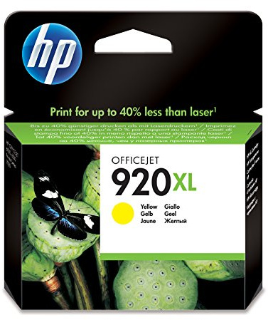 INK CARTRIDGE YELLOW NO.920XL/6ML CD974AE HP