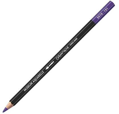 Caran d'Ache Museum Aquarelle Pencil Museum Aquarelle Pencil 3510.131 / NR 131 Periangle Blue/Light Purple FSC (Pack of 1)