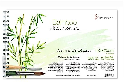 MixedMedia Carnet De Voyage Bamboo 265g/m², 15,3x25cm, 15Blatt