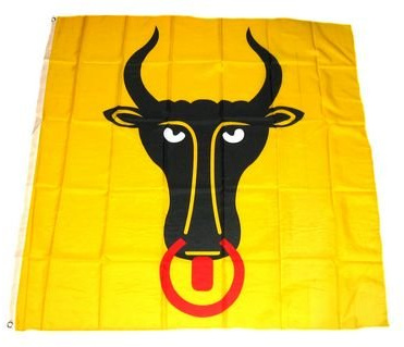 Fahne/Flagge Schweiz - Kanton Uri NEU 90 x 90 cm