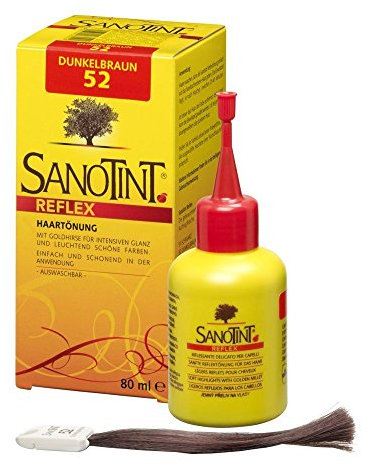 Sanotint Reflex Tönung 52 Dunkelbraun - 80ml