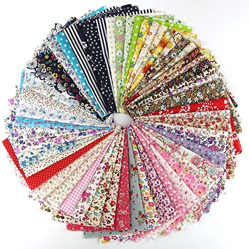 Raylinedo® 60 stück Stoff aus 100% gedruckt boundle Patchwork - plätzen 20 * 25cm