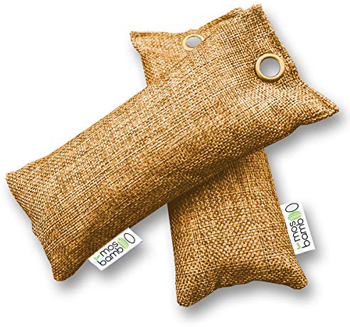 Mosoobamboo CleanAir 250g The Original Natural Bamboo Air Freshener Bag | Dehumidifier and Air Purifier | Bamboo Carbon Air Cleaner | Car Dehumidifier Reusable | Removes Odours, Allergens and Pollutants | Prevents Mould & Bacteria Free From Toxins, Chemicals & Artificial Fragrances 100% Biodegradable & Eco-Friendly | 30 Day No Quibble Mosoobamboo Satisfaction