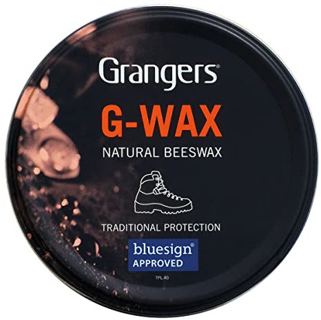 Grangers G-Wax | 80g | Traditional Wax Nourishes and Waterproofs Leather Walking Boots and Outdoor Footwear
