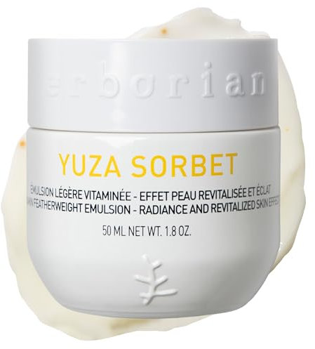 Erborian Yuza Sorbet - Anti-Aging Feuchtigkeitscreme mit Antioxidantien und Vitaminen - Koreanische Gesichtspflege mit Yuza-Extrakt - Der Moisturizer schützt deine Haut und mildert Falten - 50 ml