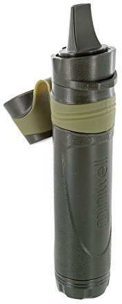 Water Filter Straw - Triple filtration to 0.05 Microns, Highest Filtration Available. Miniwell L600. Carbon Fiber, UF filters can be easily cleaned or replaced. Weighs only 3.5 ounces! Ideal for emergency prepardness, traveling, camping, hiking, fishing, or any where you need safe, clean water. by miniwell