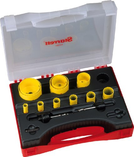 Starrett KS2000DE Kit 14 pièces pour scie emporte-pièce en acier rapide HSS bi-métal