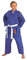DanRho Judoanzug Yamanashi mit Schulterstreifen, blau, Größe:130 cm;Farbe:Blau