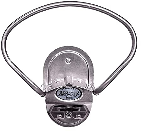 ACCU Stainless Steel Saddle Hose Holder - Garden Hose Holder for Walls, Garages, & Utility Rooms