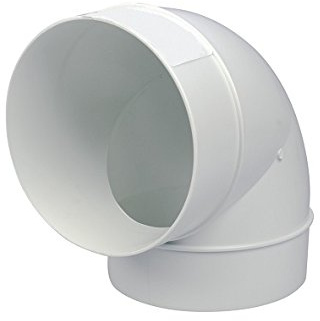 Rohrbogen Rohr Bogen Dalap 121 100erR 90° Abluft Trockner Abluft Zuluft rund