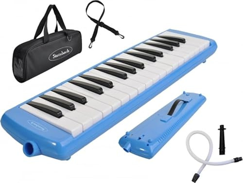 Steinbach Melodica blau 32 Tasten inkl. Anblasschlauch